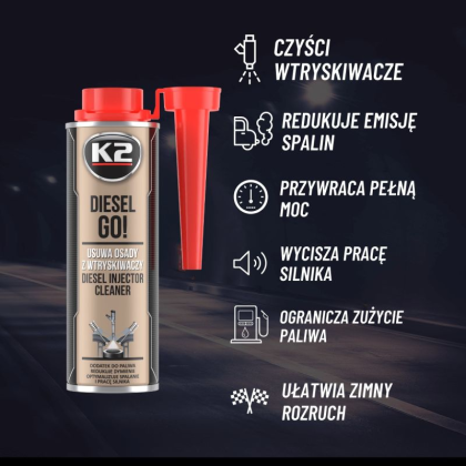 K2 DIESEL GO  Добавка гориво   250мл